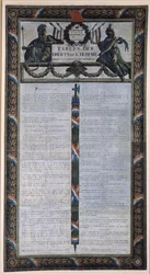 Table of the Declaration of the Rights of Man and the Citizen